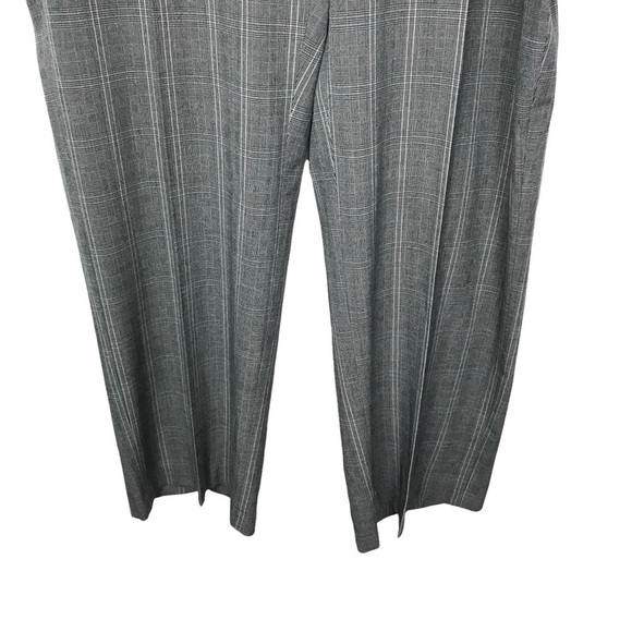 Emma James Gray Check Plaid Dress Pants Size 18W - Picture 4 of 11